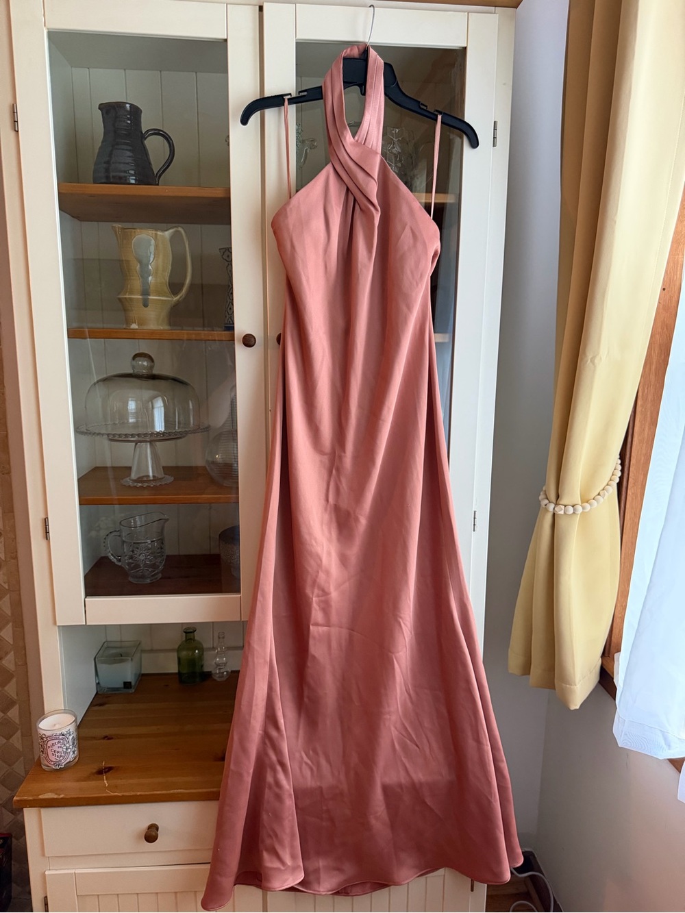 BHLDN Ruby Twist Satin Gown